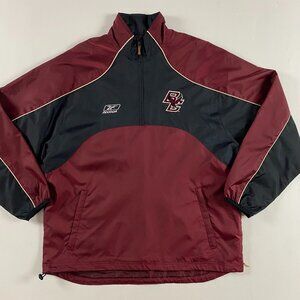 Reebok Boston College Eagles Jacket Mens XL Full Zip Windbreaker